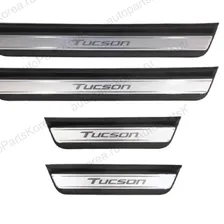 Накладки на пороги Hyundai Tucson (NX4)