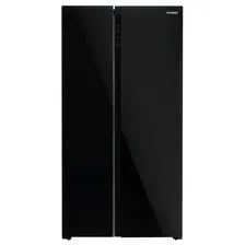 Холодильник HYUNDAI CS5003F BLACK GLASS