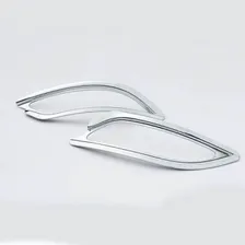 Хром накладка заднего бампера Хендэ Санта Фе / Hyundai Santa Fe IX45 2012-2015