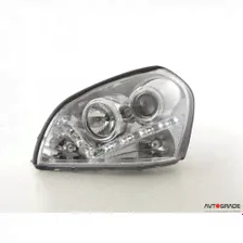 Тюнинг - комплект линзованных фар с дхо Hyundai Tucson