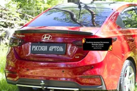 Спойлер крышки багажника для Hyundai Solaris 2017-2024 (SH-074700)