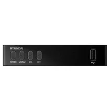 Ресивер Hyundai DVB-T2 черный H-DVB440