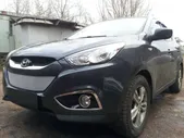 Защита радиатора (решетка) с хромированной сеткой для Hyundai ix35