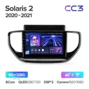 Автомагнитола Teyes CC3 6/128 Gb 9" c круговым обзором 360 для Hyundai Solaris 2 II 2020-2021
