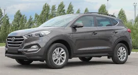 Рейлинги для Hyundai Tucson 2018-2021 полимер черный